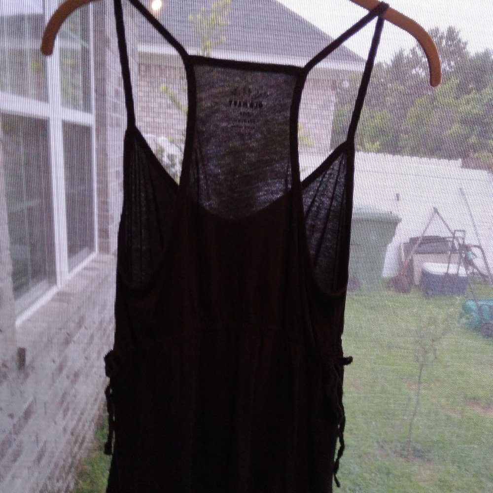 Old Navy Pullover Tank Scoop Neckline, Adj. Waist Gather & Tie with Racerback M
